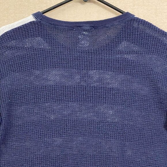 So Sweater Women's Small Blue & White Striped Light - Picture 9 of 11